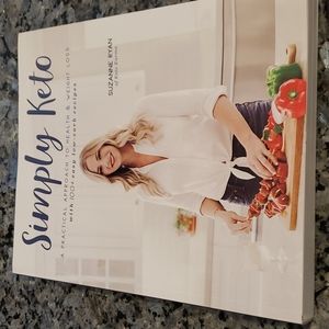 Simply Keto NWOT book - 100+ recipes.